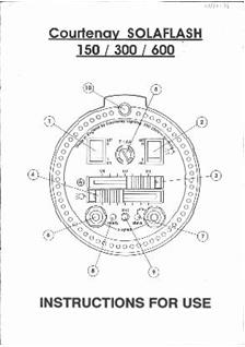 Courtenay Ltd Solaflash 600 manual. Camera Instructions.